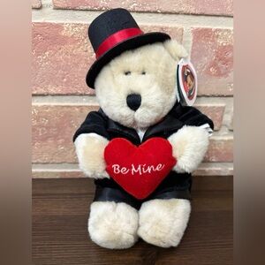 Starbucks Bearista Valentine Bear Be Mine Tuxedo 2002 18th Edition Plush Stuffed
